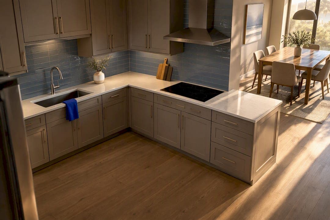 6 Kitchen Layout Types With NKBA Numbers and Contractor Checklist